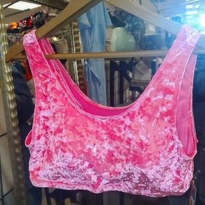 Birds Of Prey Pink Crop Top